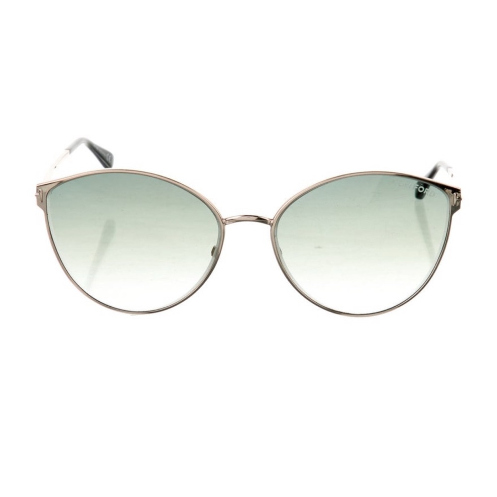 Tom Ford Gold Frame Sunglasses Cat-Eye Design
